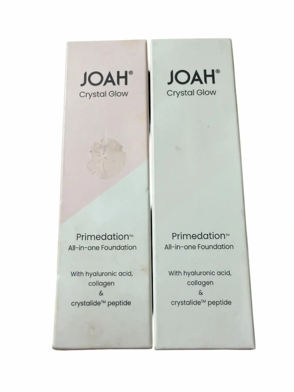 JOAH Crystal Glow Primedation Foundation - Light & Dark